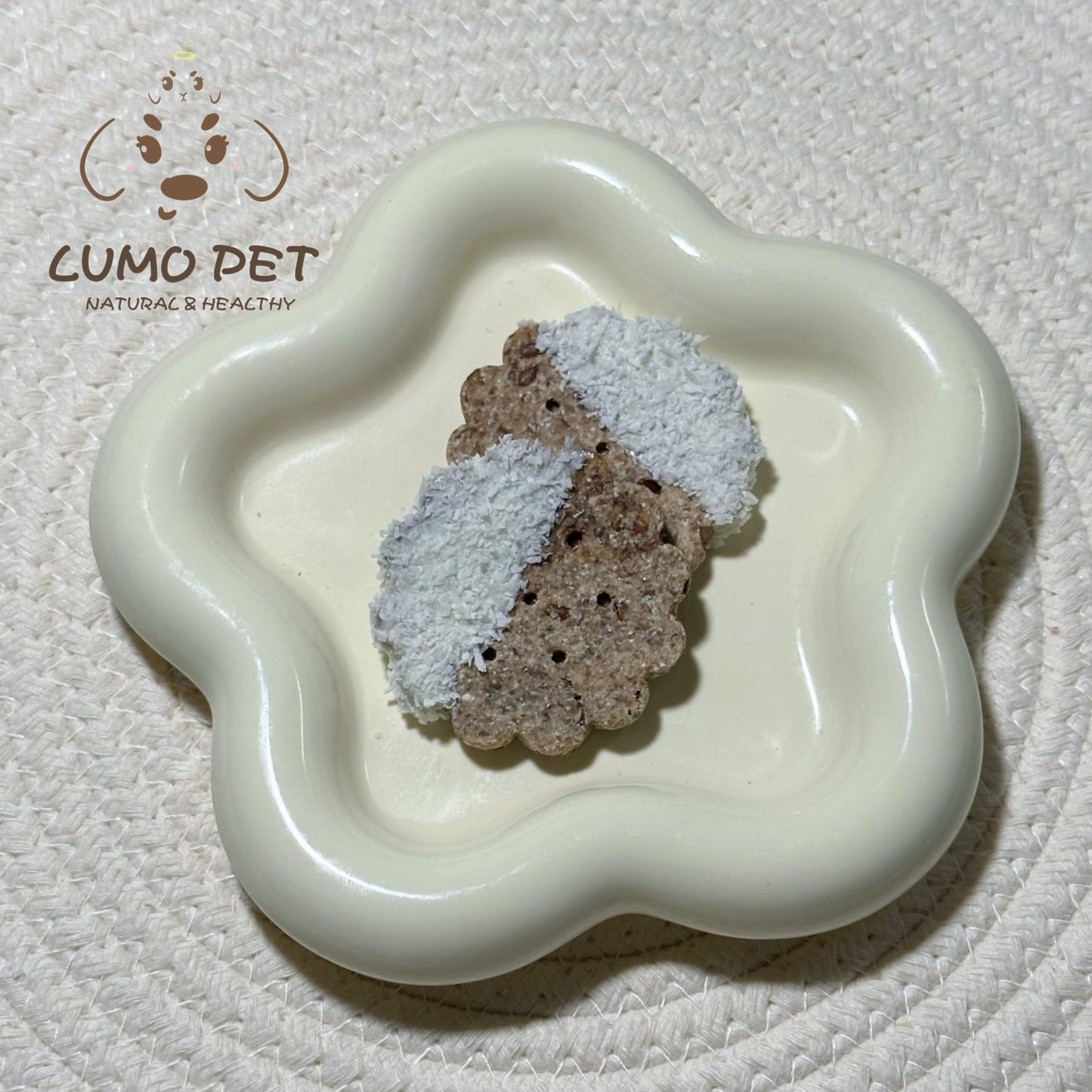 🐶 Flaxseed Coconut Biscuits｜亚麻籽椰椰饼干🍪