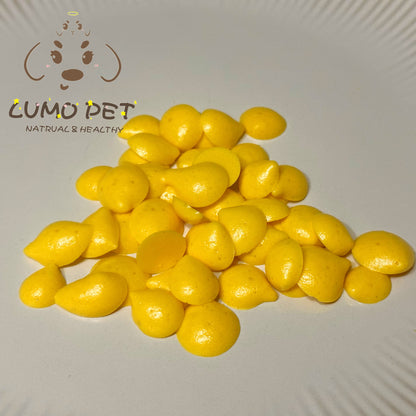 Egg yolk goat milk bean | 蛋黄溶豆