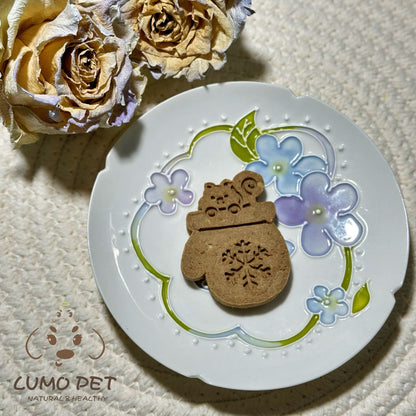 🥜 Peanut Oat Christmas Biscuits｜花生燕麦圣诞饼干 🎄