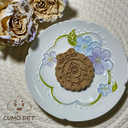 🥜 Peanut Oat Christmas Biscuits｜花生燕麦圣诞饼干 🎄