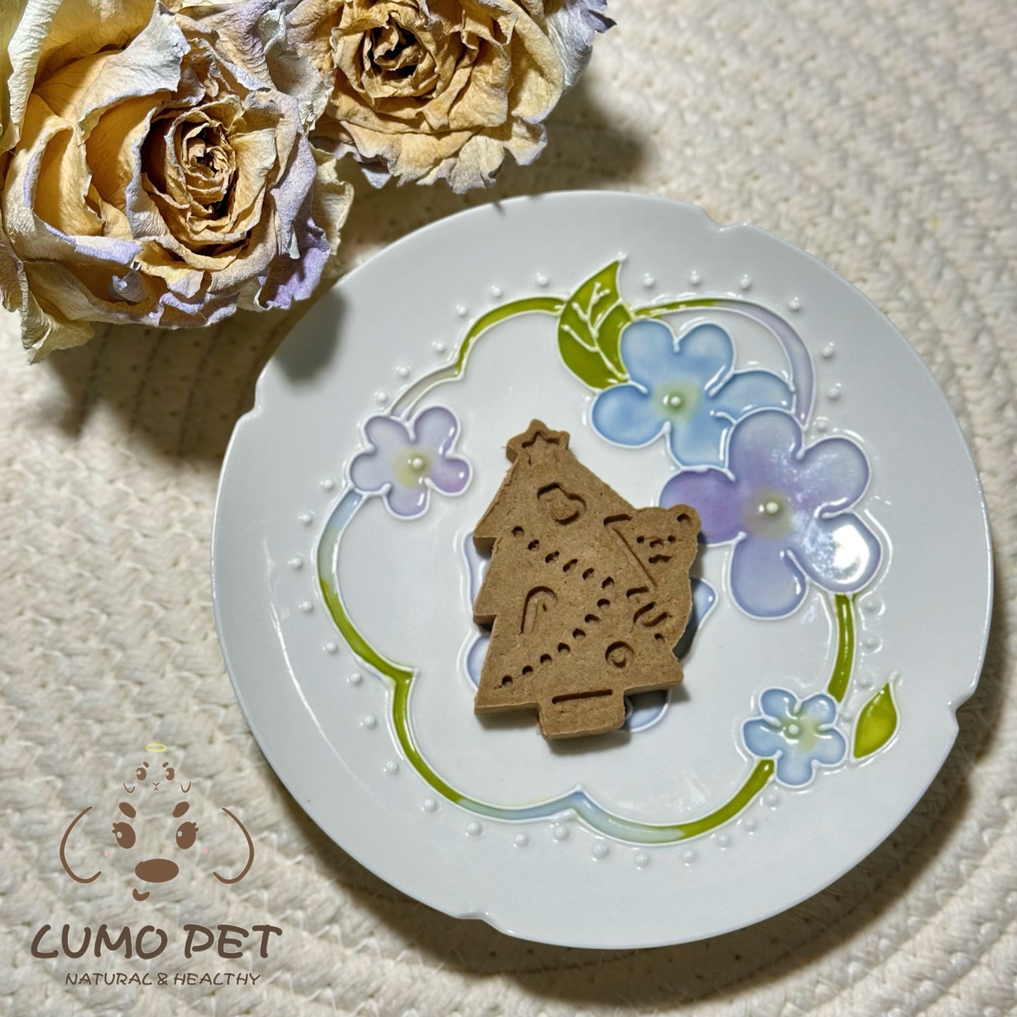 🥜 Peanut Oat Christmas Biscuits｜花生燕麦圣诞饼干 🎄