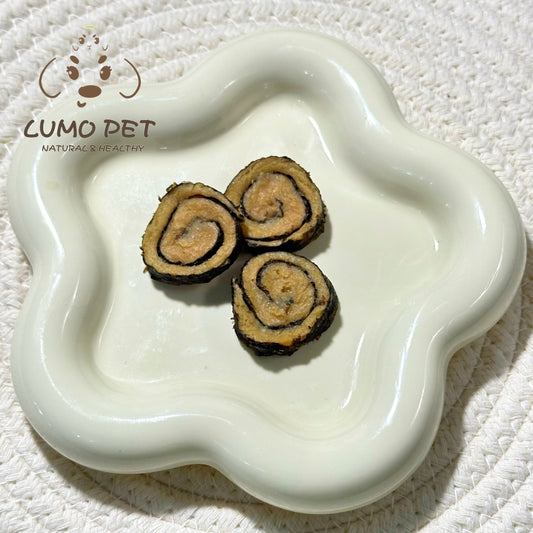 🐣Chicken Egg Yolk Roll｜鸡肉蛋黄海苔卷🍱