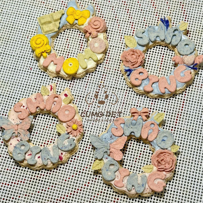 Customize Wreath Biscuit | 订制花环淋面饼干🌼