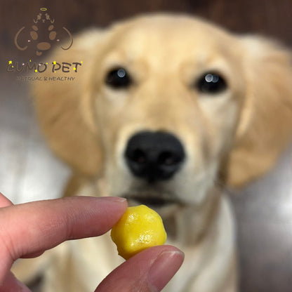 Egg yolk goat milk bean | 蛋黄溶豆
