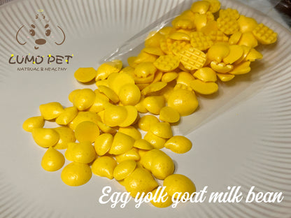 Egg yolk goat milk bean | 蛋黄溶豆